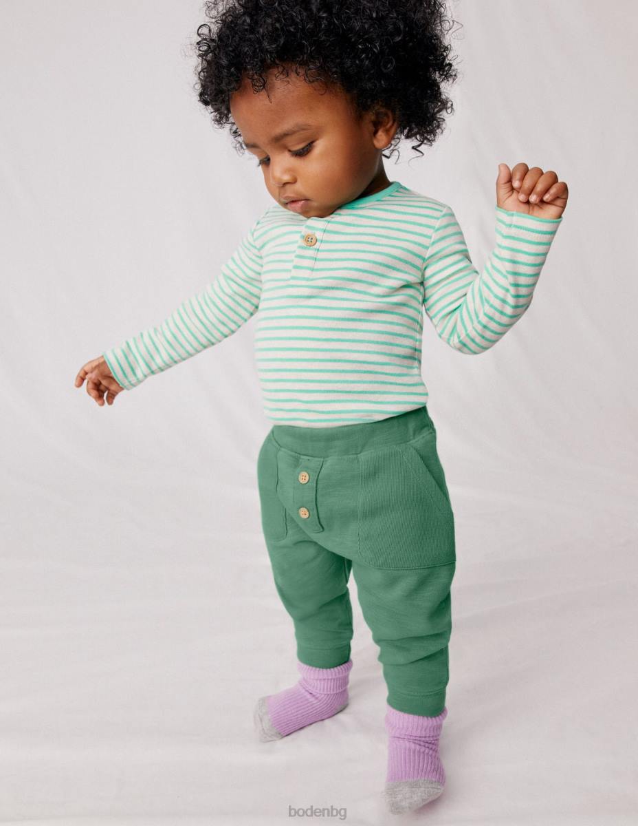 облекло Boden долнища за пране на дрехи наситено тревисто зелено бебе LL683355