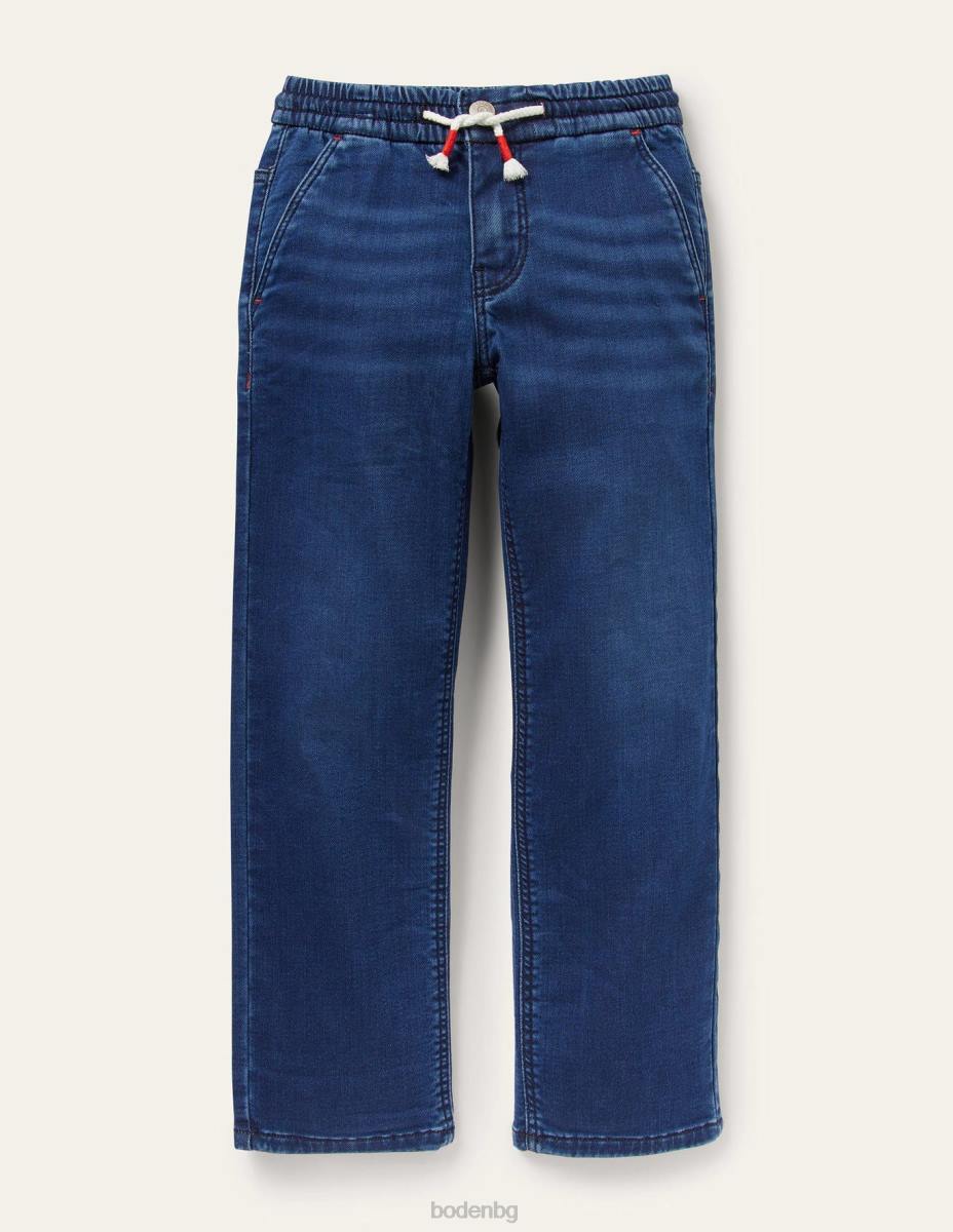 облекло Boden дънки с прав крачол среден винтидж деним бебе LL683427