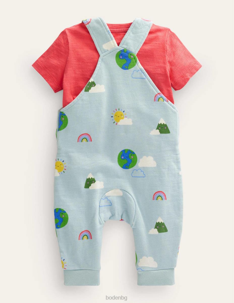 облекло Boden комплект гащеризон от трико мулти време бебе LL683491