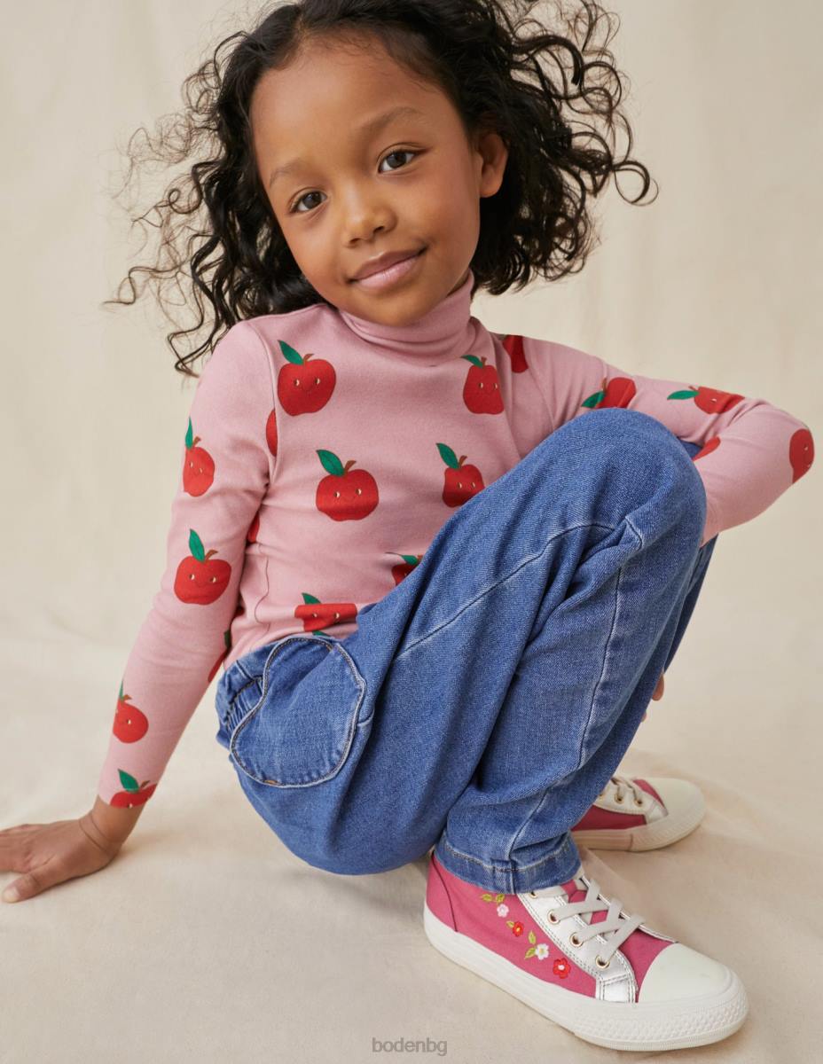 облекло Boden издърпани панталони среден винтидж деним бебе LL68498