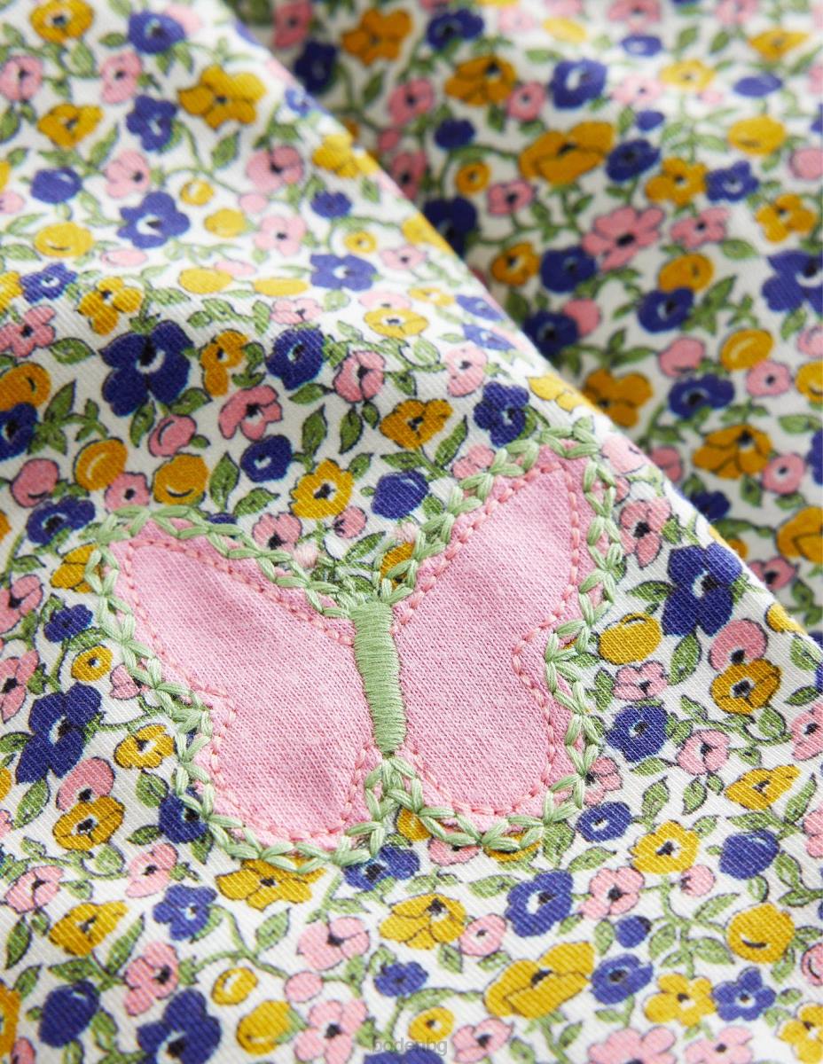 облекло Boden клинове с апликации многоцветна пеперуда бебе LL68499