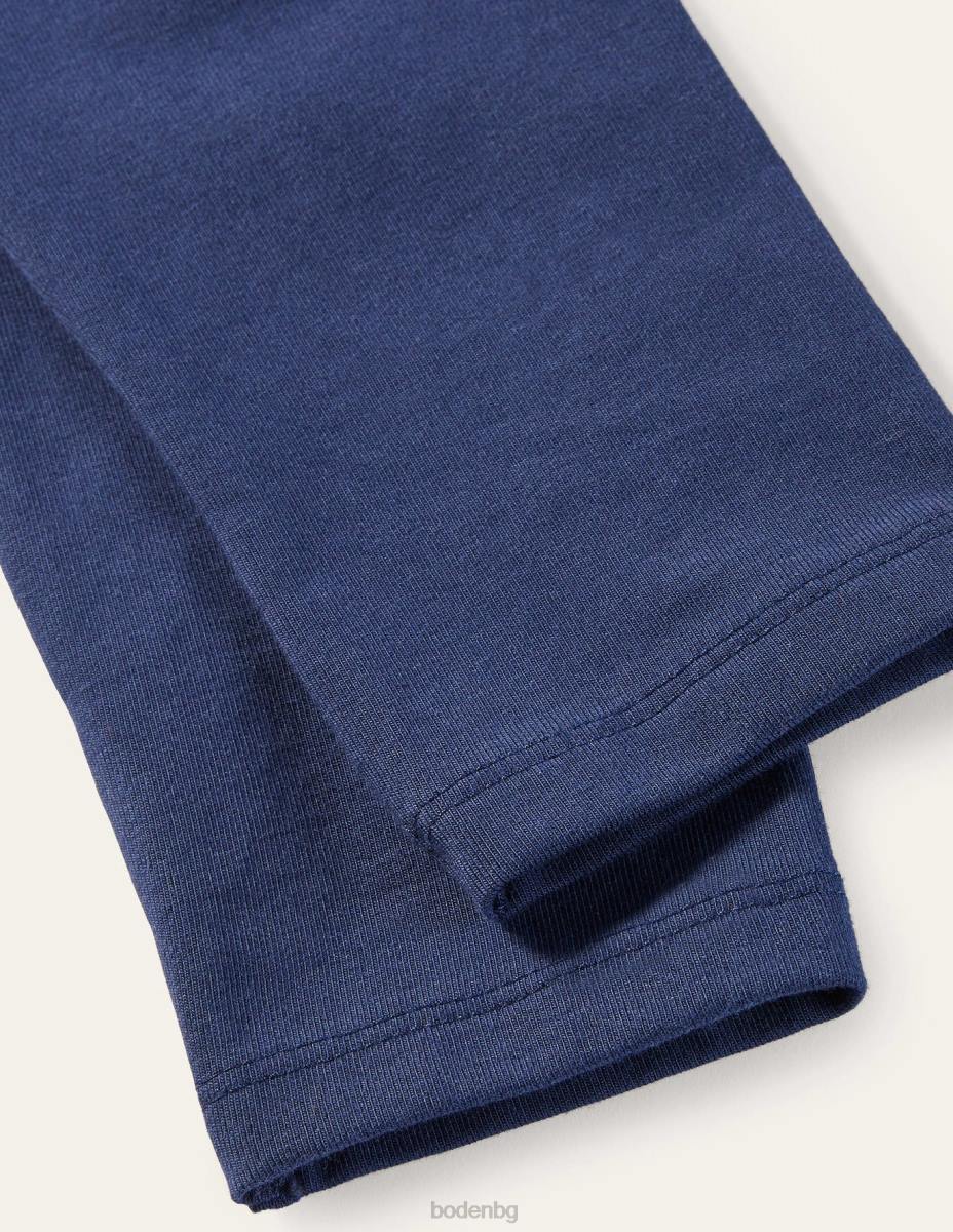 облекло Boden обикновен клин десен борд синьо бебе LL68521