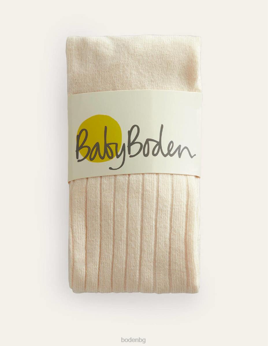 облекло Boden рипсен чорапогащник 2 бр слонова кост/розово момичета LL68843