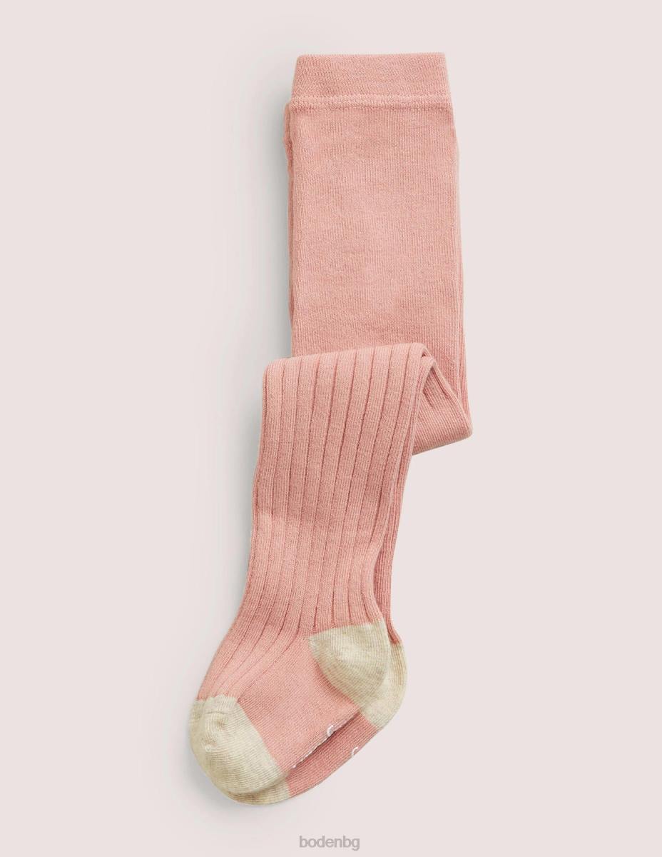 облекло Boden рипсен чорапогащник розово момичета LL683091