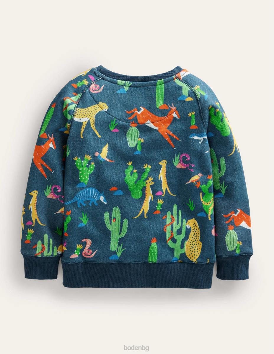 облекло Boden супер мек суичър много животно бебе LL683319