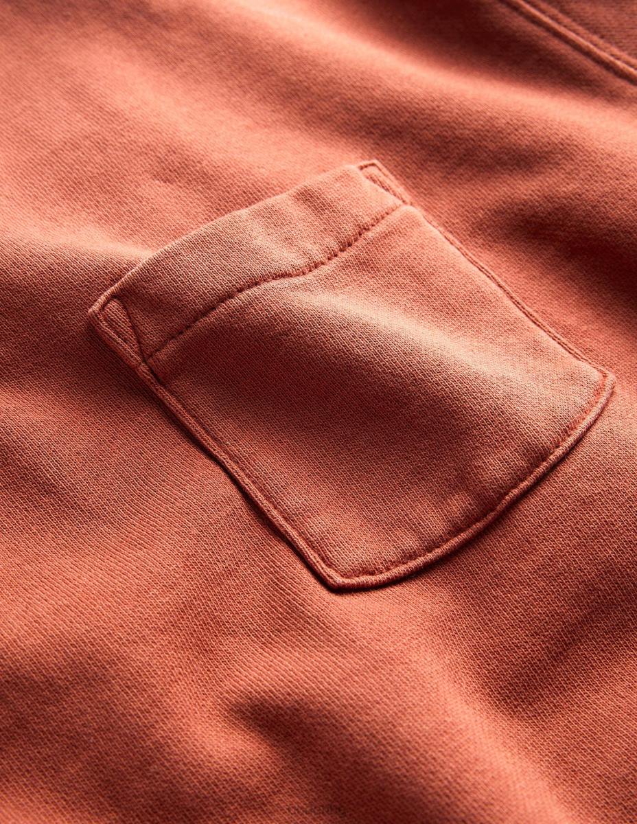 облекло Boden супер мек суичър печен кестен бебе LL683396