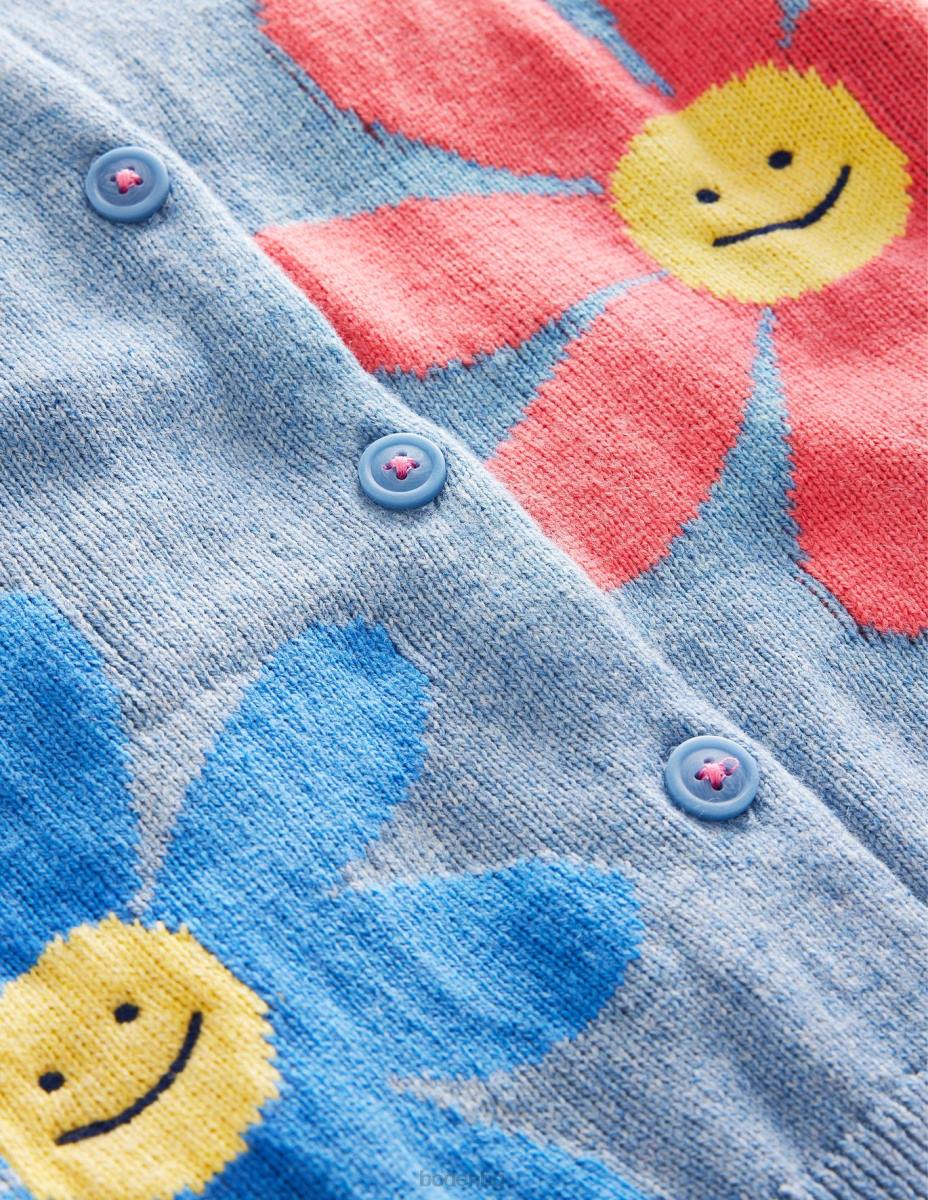 облекло Boden забавна жилетка на цветя множество цветя бебе LL68543