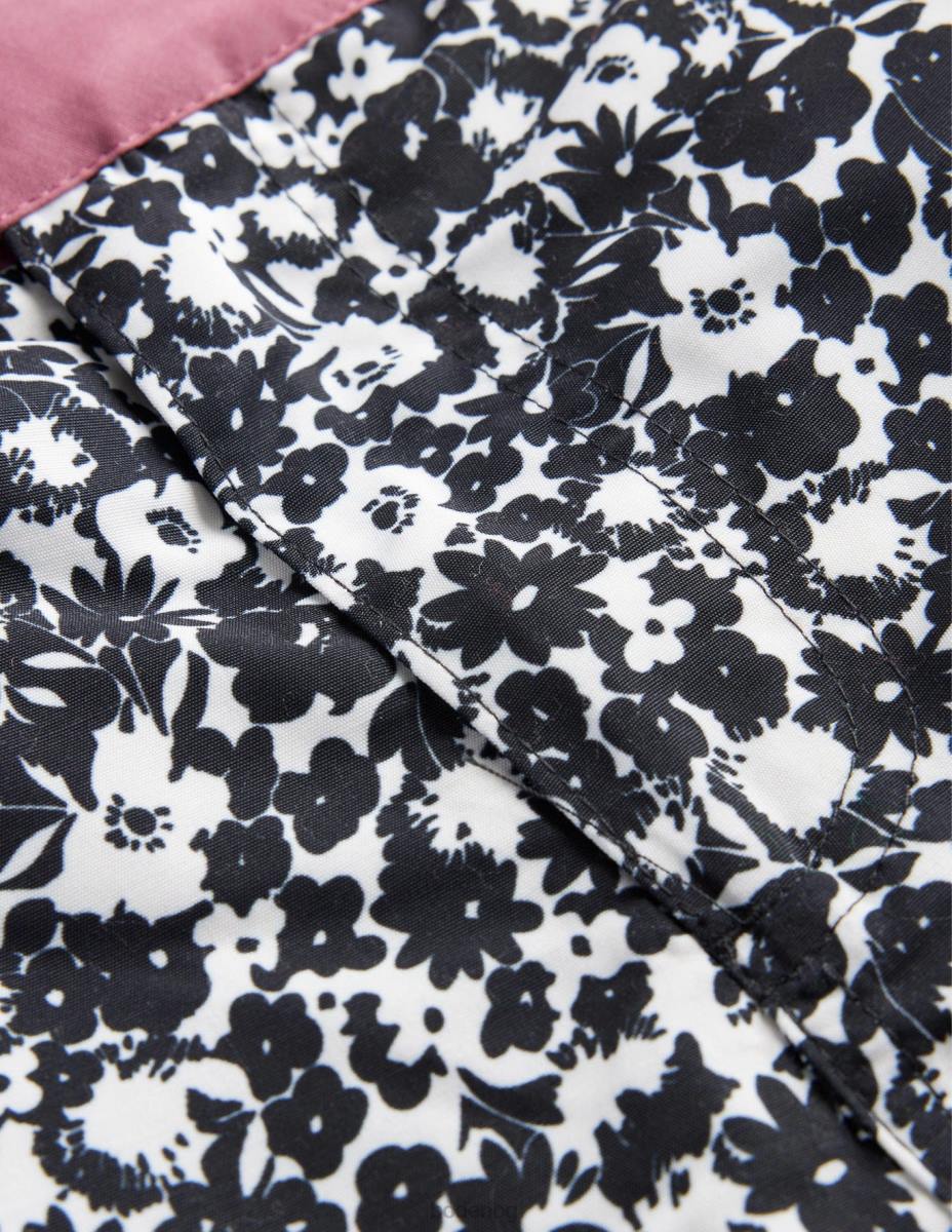 облекло Boden късо плуване с фиксирана талия черно и цветя в цвят екрю мъже LL683543