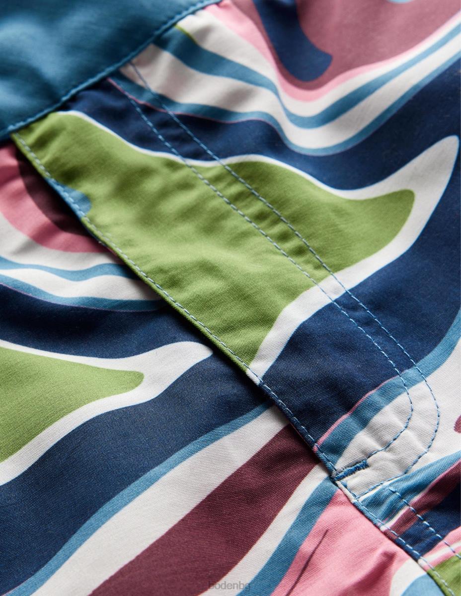 облекло Boden късо плуване с фиксирана талия мулти утопия вихър мъже LL683547