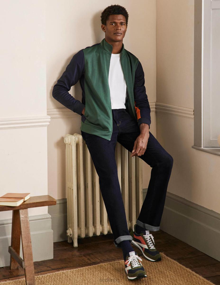 облекло Boden дънки с прав крак тъмно изплакване мъже LL683599