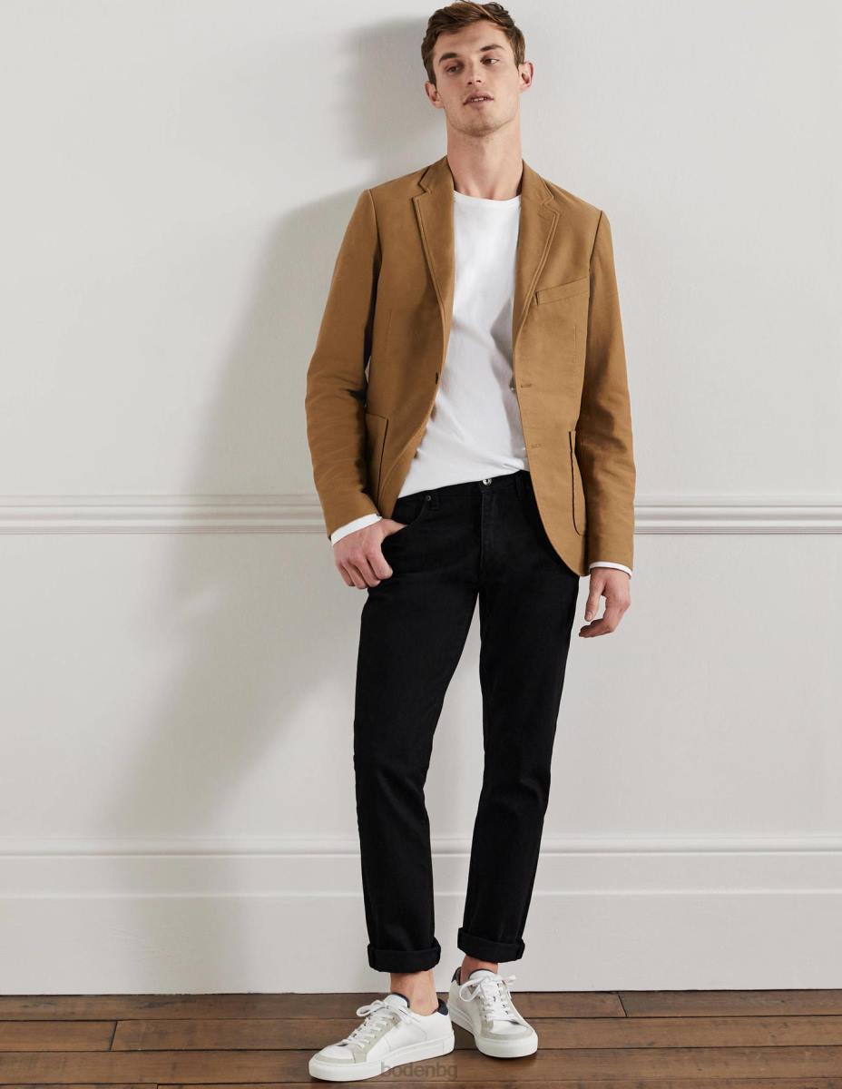 облекло Boden тънки дънки черен деним мъже LL683616