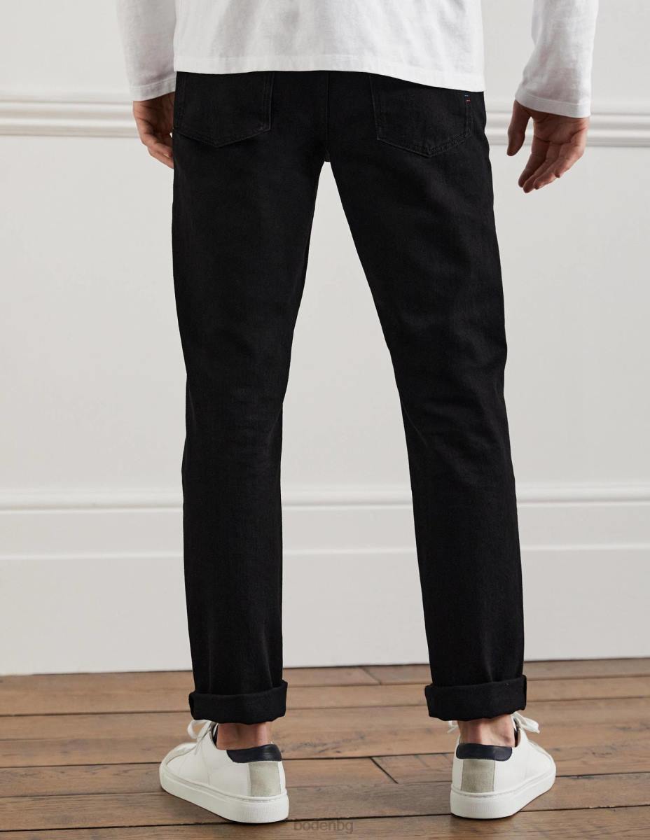 облекло Boden тънки дънки черен деним мъже LL683616