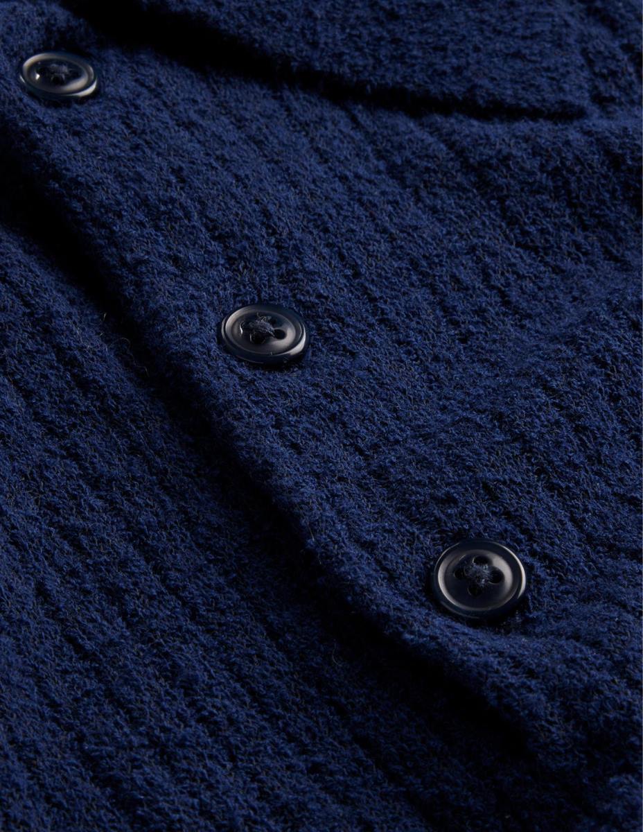 облекло Boden плетено поло с букле френски флот мъже LL683497