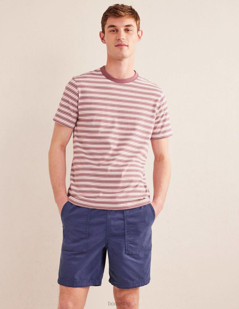 облекло Boden прилепнала класическа тениска ренесансова роза/корал мъже LL683520