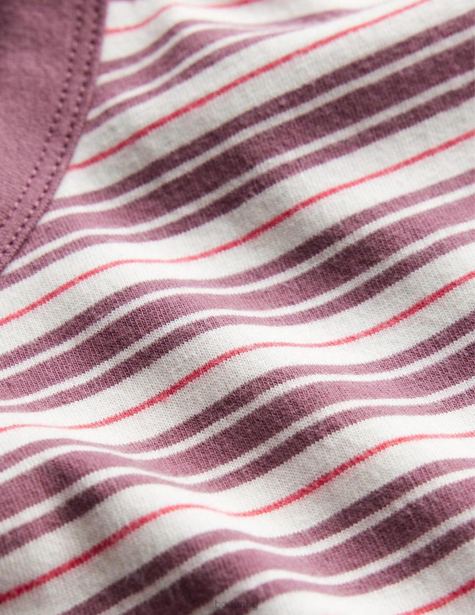 облекло Boden прилепнала класическа тениска ренесансова роза/корал мъже LL683520