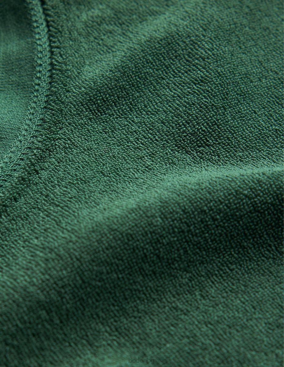 облекло Boden хавлиена тениска зелени палмови листа мъже LL683567