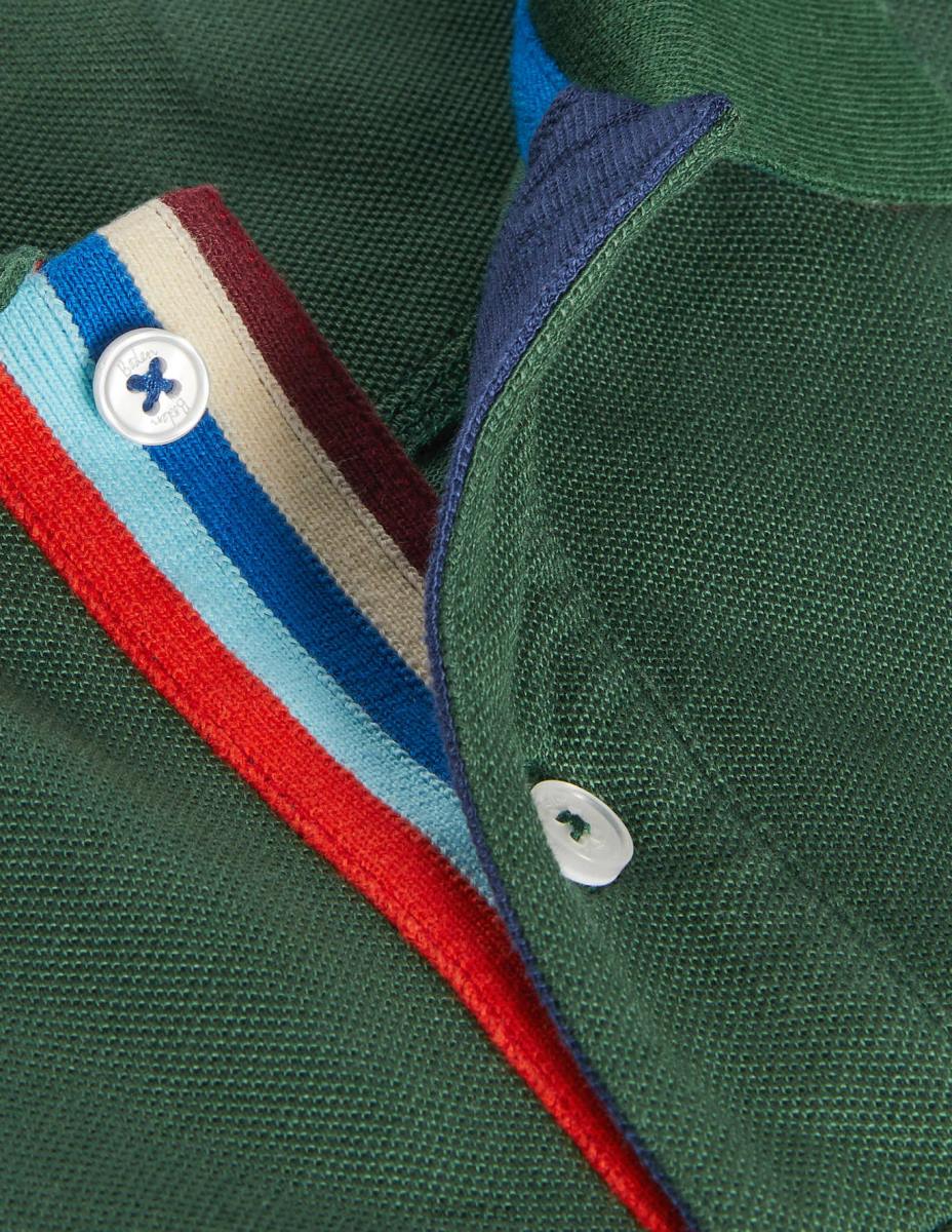 облекло Boden пике поло тениска зелен парк мъже LL683635