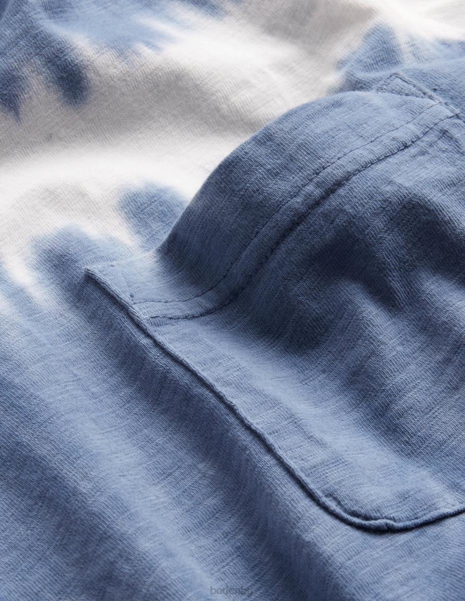 облекло Boden прана тениска с вратовръзка истински флот мъже LL683637