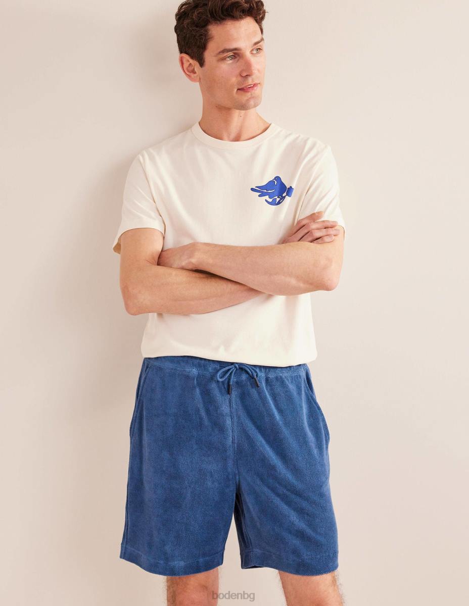 облекло Boden хавлиени шорти с шнур истински флот мъже LL683530