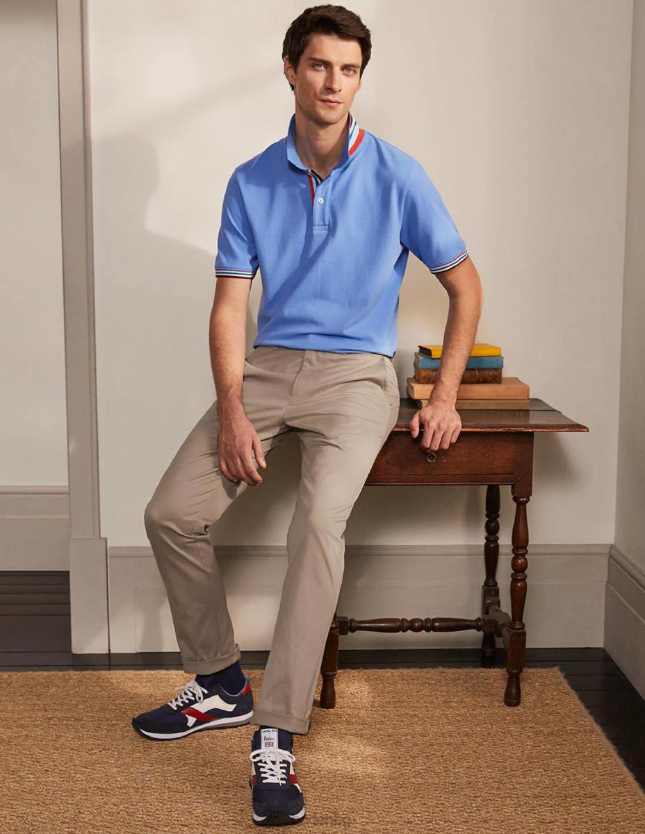 облекло Boden оригинални панталони с тънък крачол малц мъже LL683522