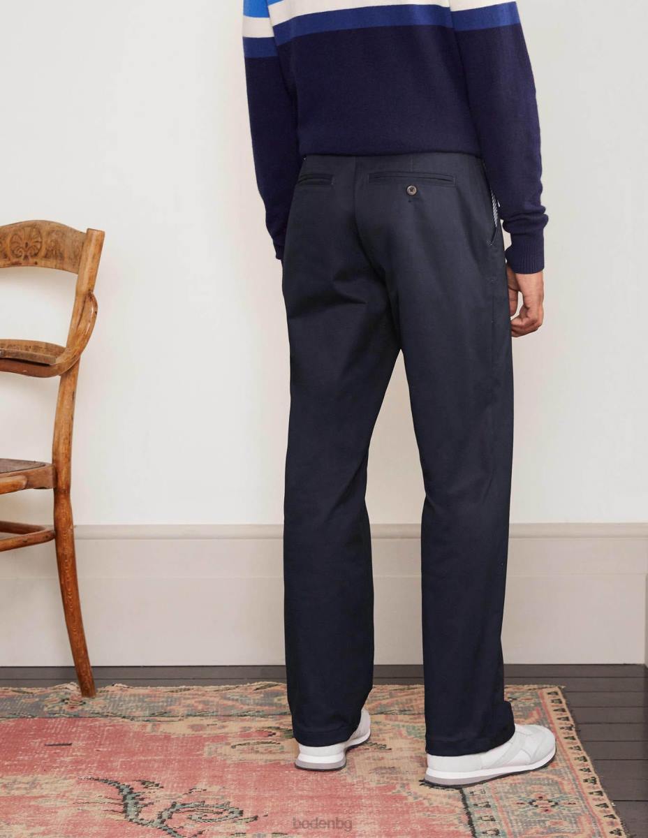 облекло Boden оригинални панталони с прав крачол военноморски флот мъже LL683562