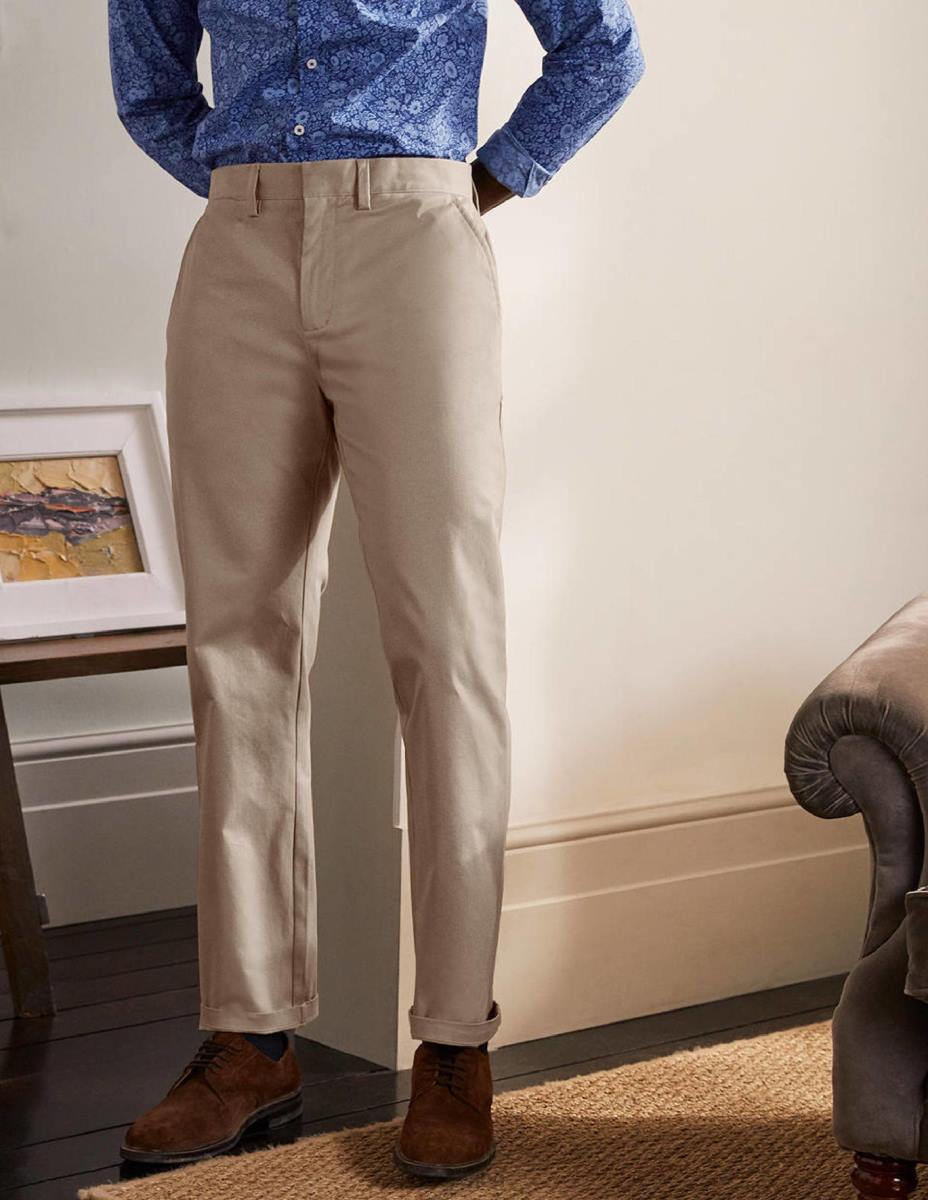 облекло Boden оригинални панталони с прав крачол малц мъже LL683609