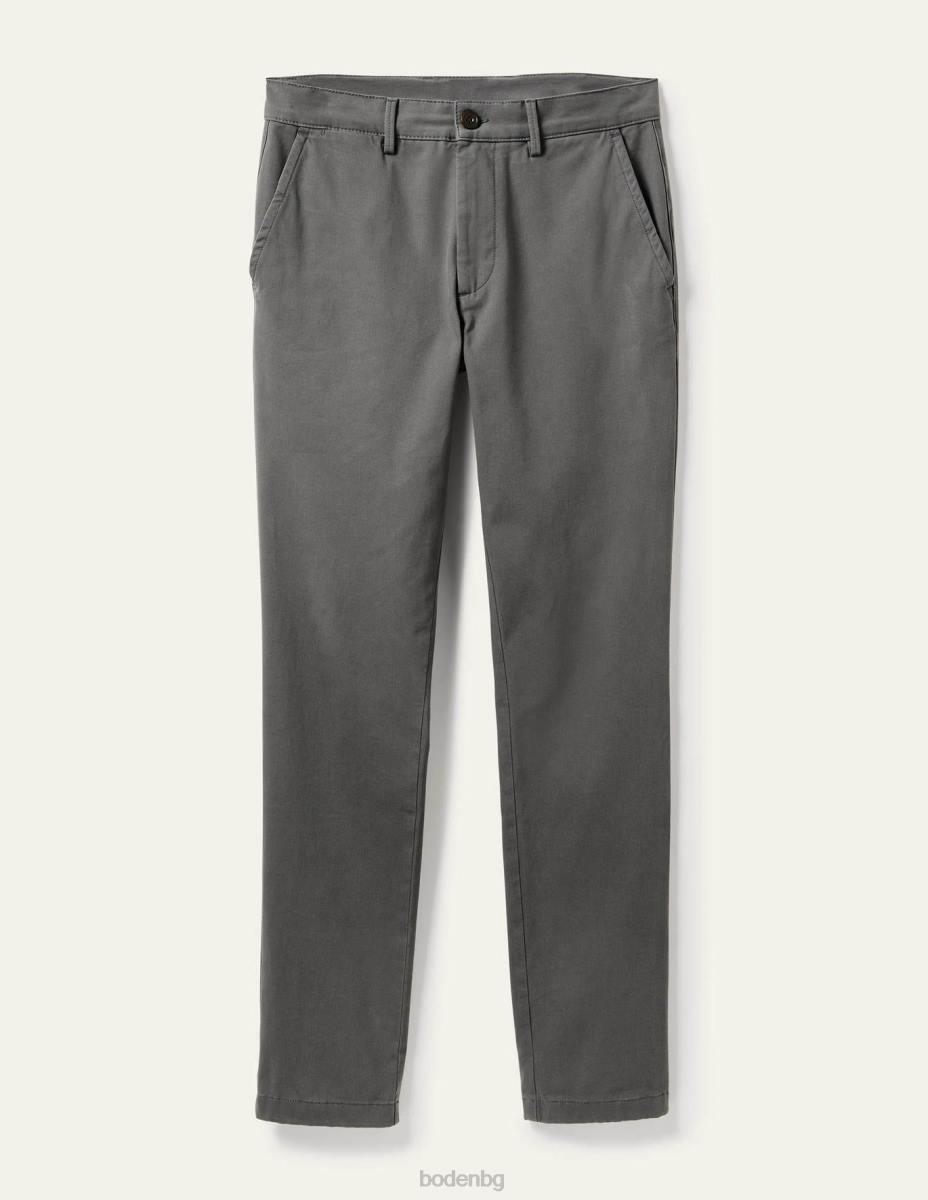 облекло Boden панталони с тънки крака лондонско сиво мъже LL683614