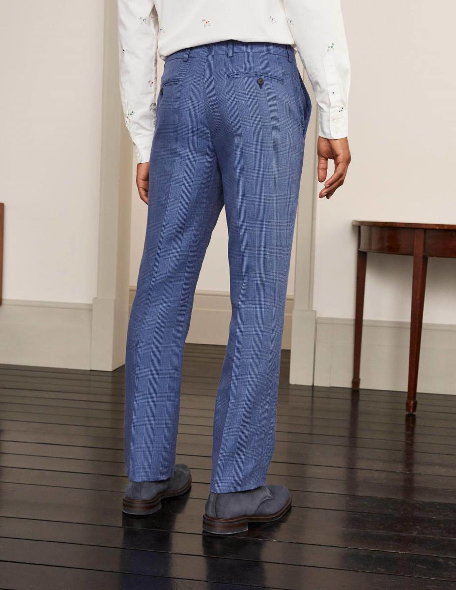 облекло Boden панталони от ленена смес cavenham блус пау мъже LL683594