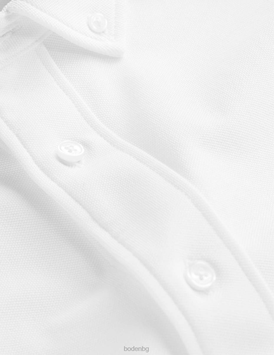 облекло Boden лека пике риза бяло мъже LL683548