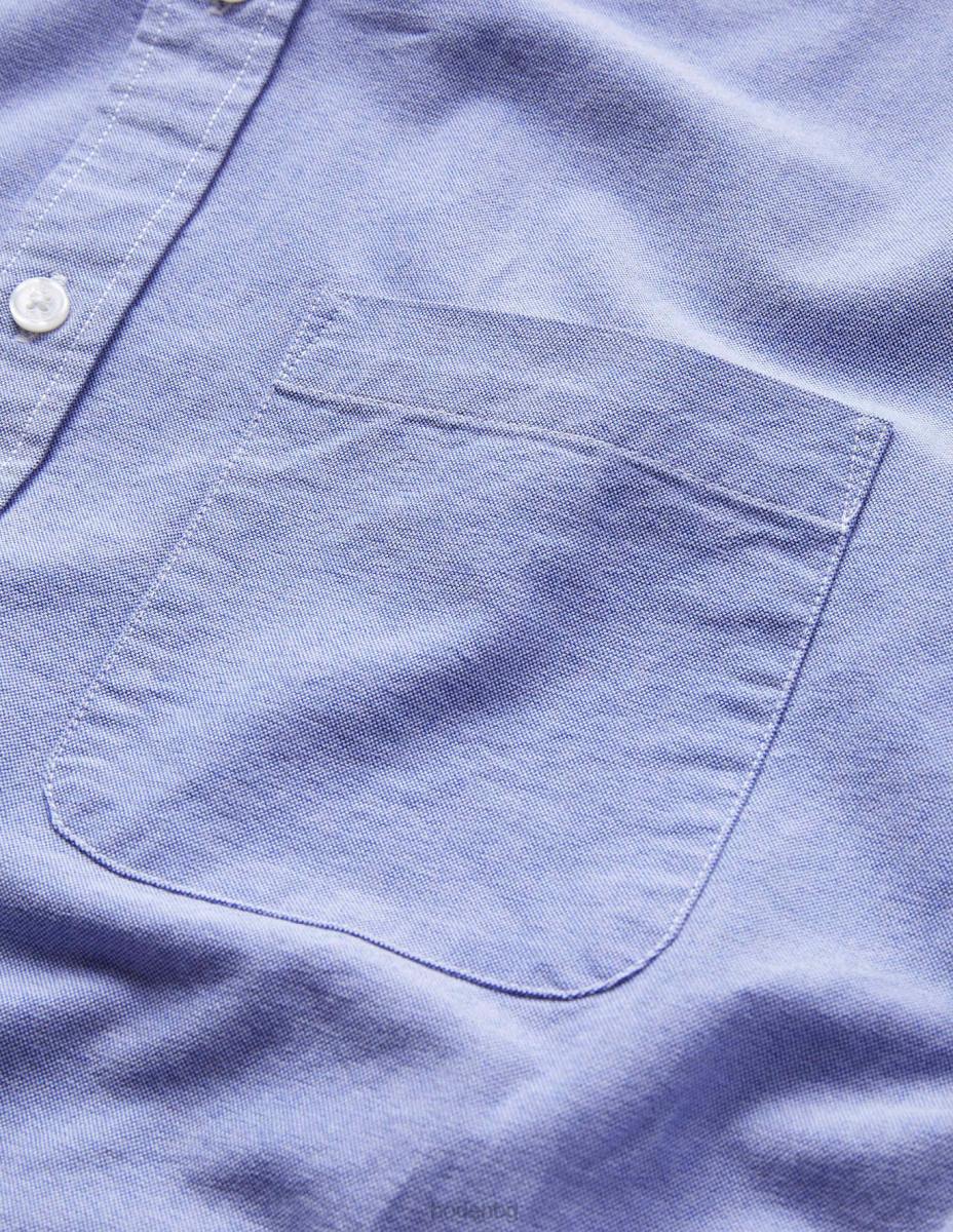 облекло Boden тънка оксфордска риза син мъже LL683630