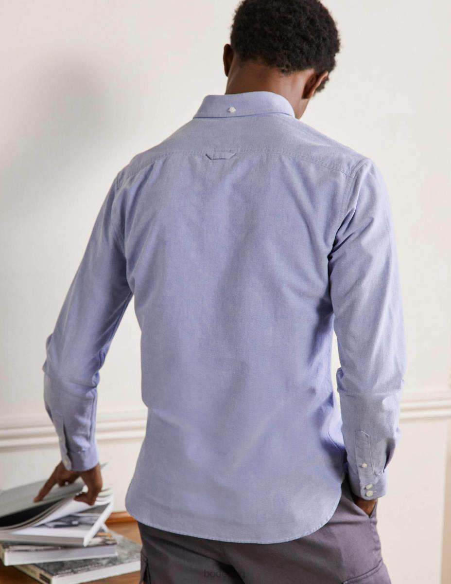 облекло Boden тънка оксфордска риза син мъже LL683630