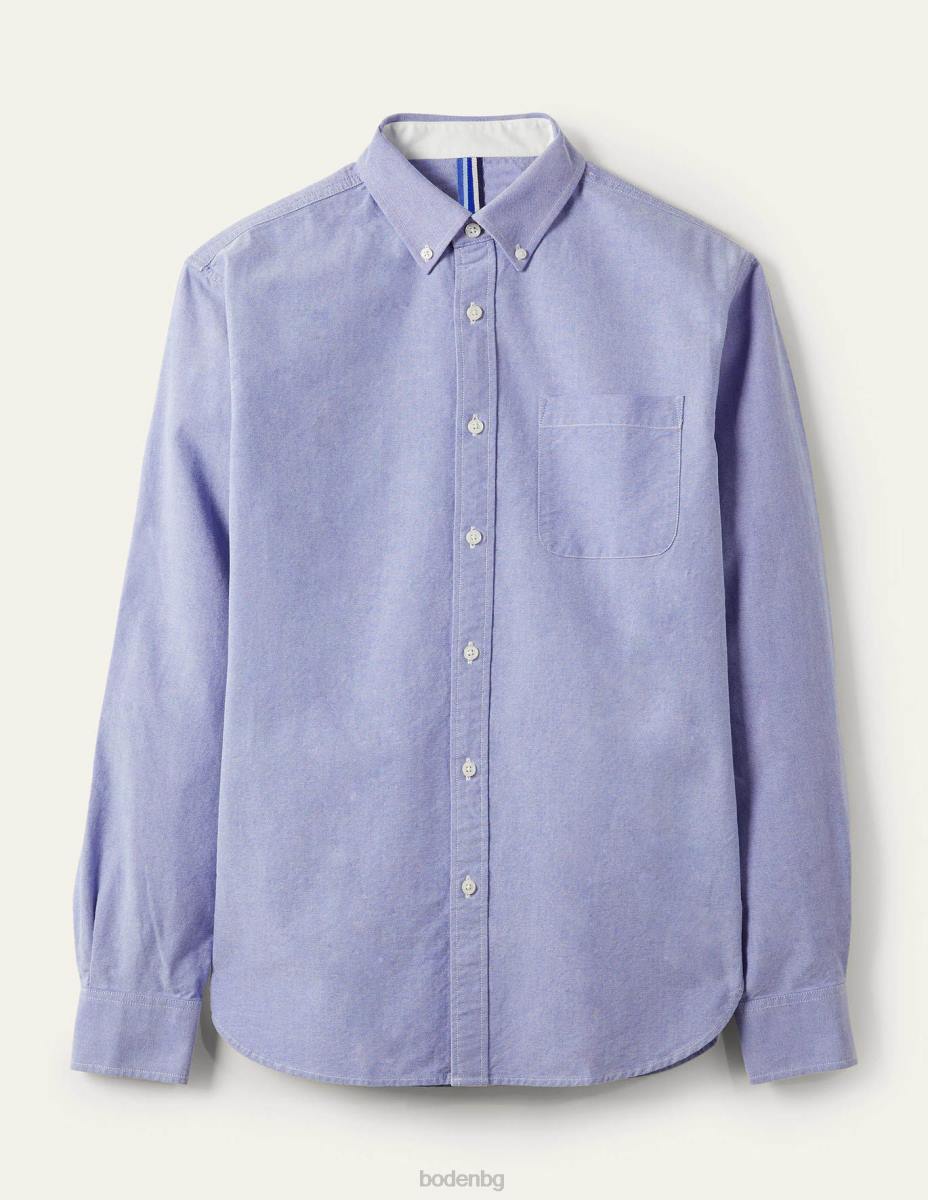 облекло Boden тънка оксфордска риза син мъже LL683630