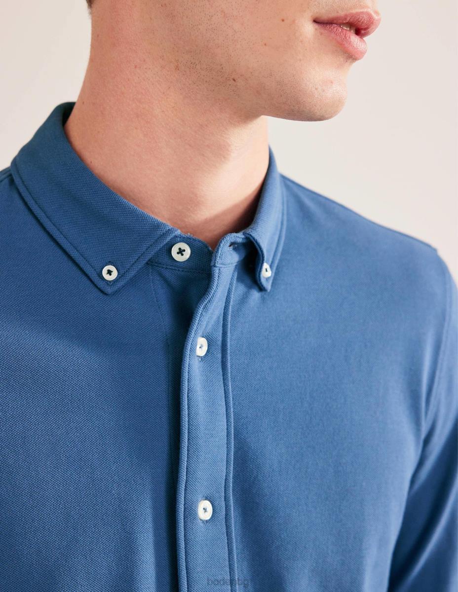 облекло Boden лека пике риза истински флот мъже LL683631