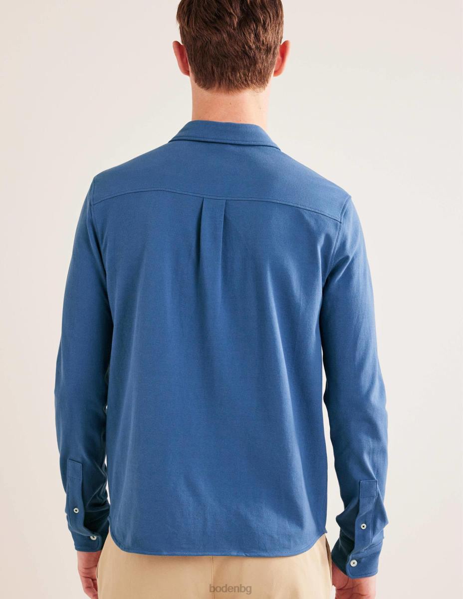 облекло Boden лека пике риза истински флот мъже LL683631