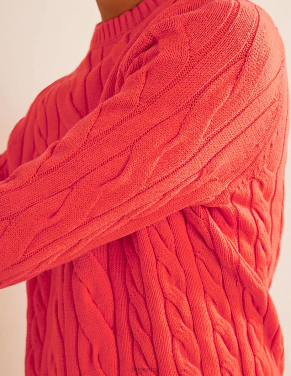 облекло Boden памучен кабел с кръгла яка конфитюр мъже LL683542