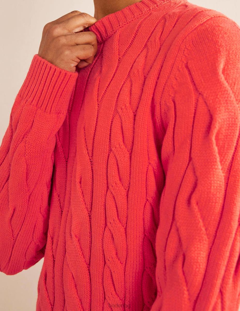 облекло Boden памучен кабел с кръгла яка конфитюр мъже LL683542