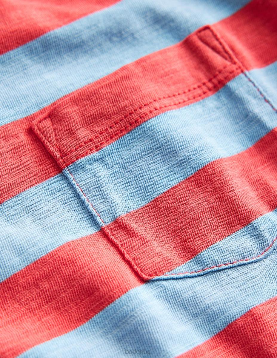 облекло Boden изпрана тениска с дълъг ръкав здрачно синьо/сладко момчета LL68846