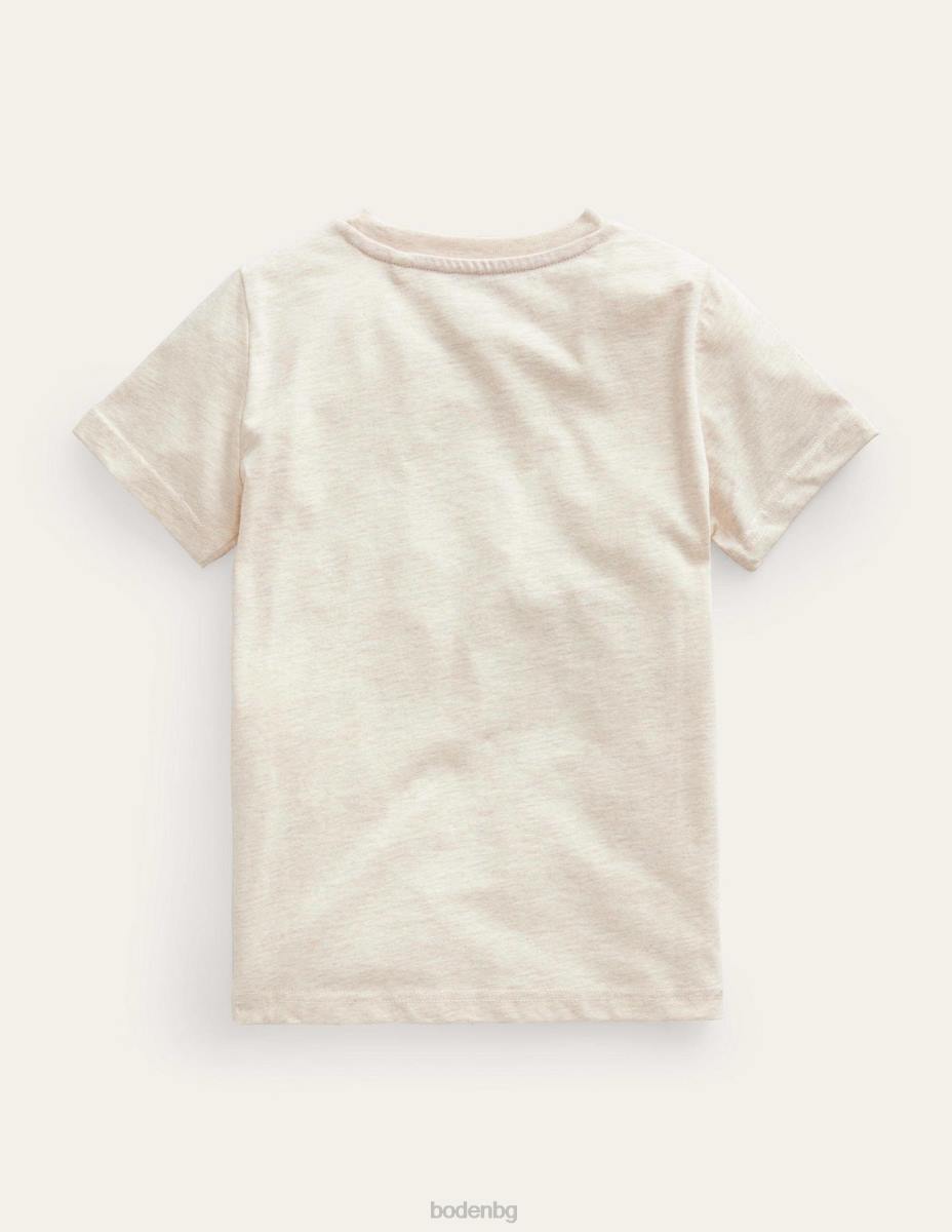 облекло Boden тениска с щампа на дъска за гребене овесена каша момчета LL68866