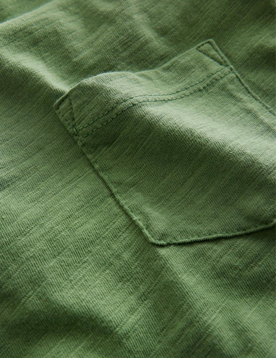 облекло Boden изпрана тениска сафари зелено момчета LL68870