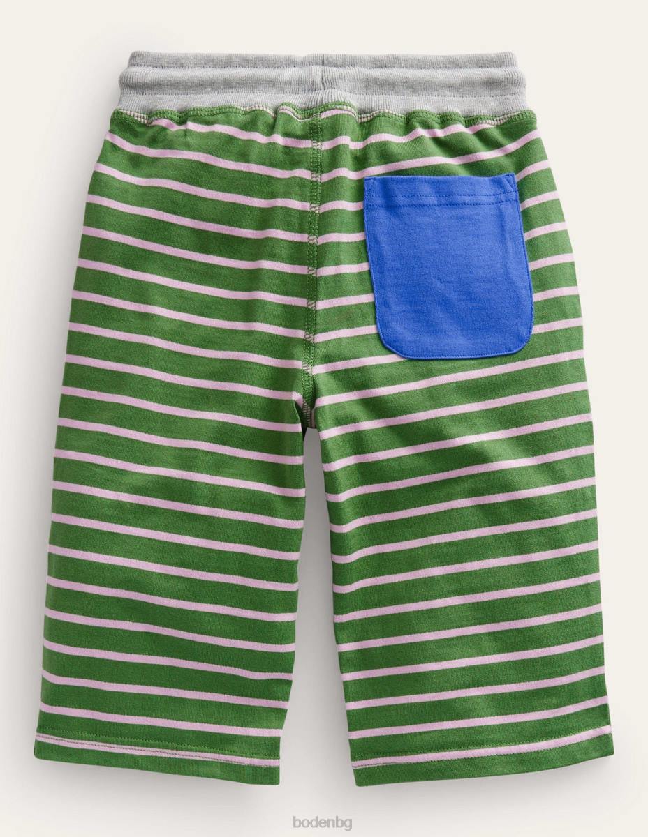 облекло Boden чанти от трико сафари зелено/френско розово момчета LL68774