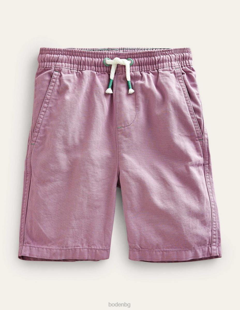облекло Boden къси панталони с шнур опушена лавандула момчета LL68880