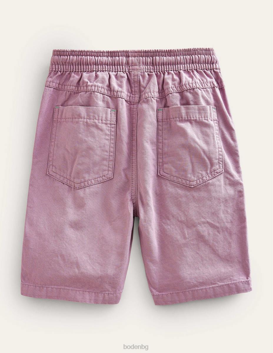облекло Boden къси панталони с шнур опушена лавандула момчета LL68880
