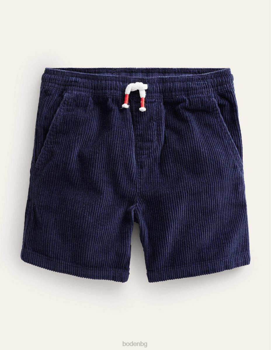 облекло Boden ретро шнур шорти колеж флот момчета LL68884