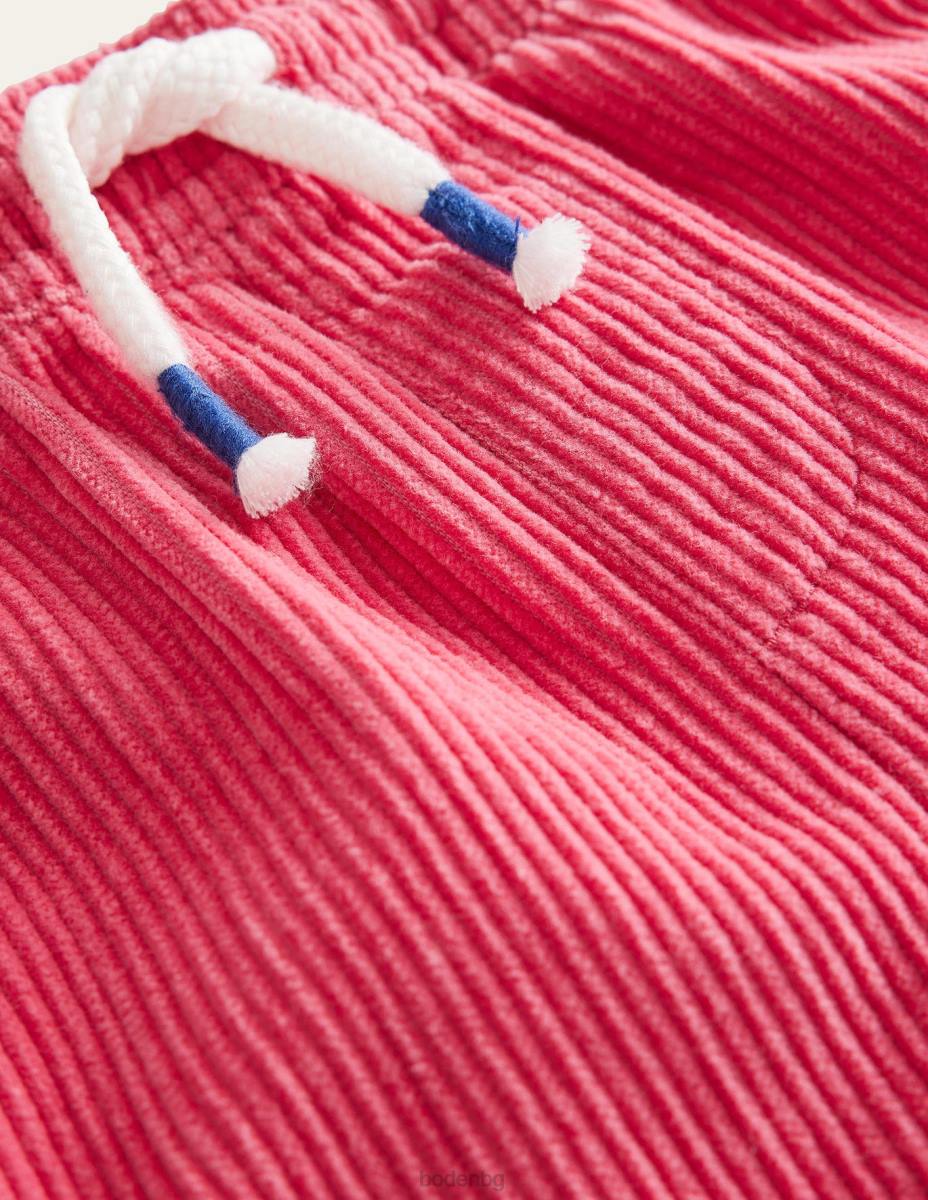 облекло Boden ретро шнур шорти червена роза момчета LL68885