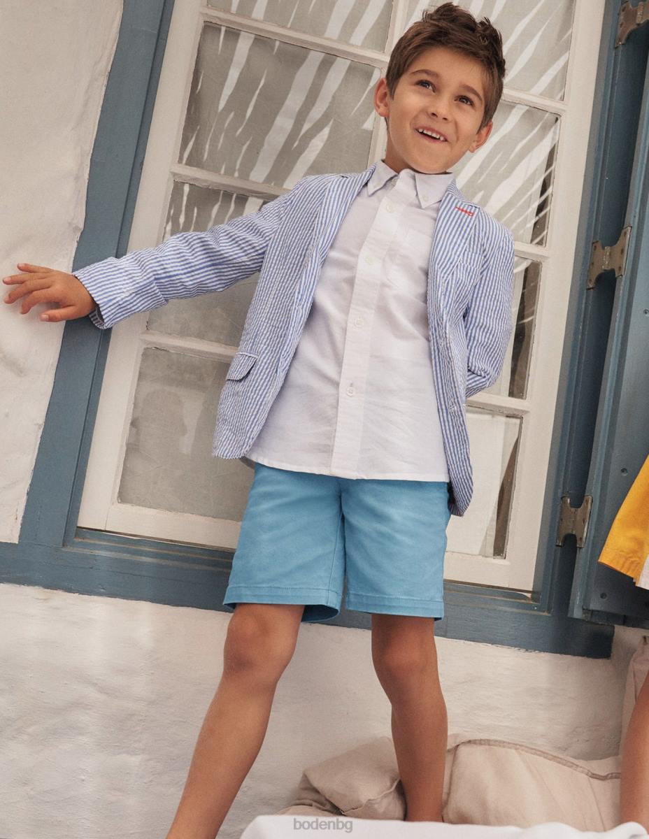 облекло Boden класически чино къс здрачно синьо момчета LL68887