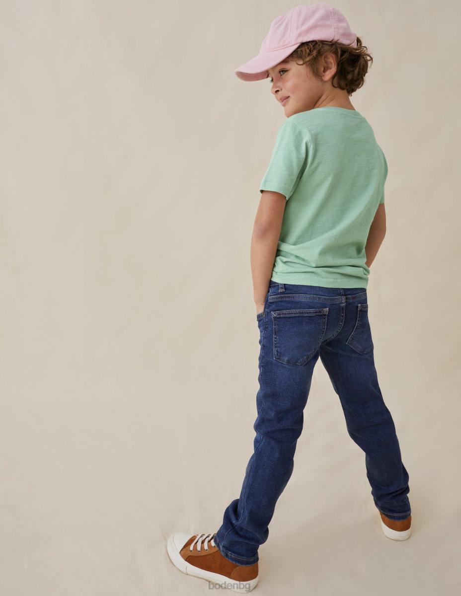 облекло Boden тъмни винтидж дънки с прилепнали крака тъмна реколта момчета LL68901