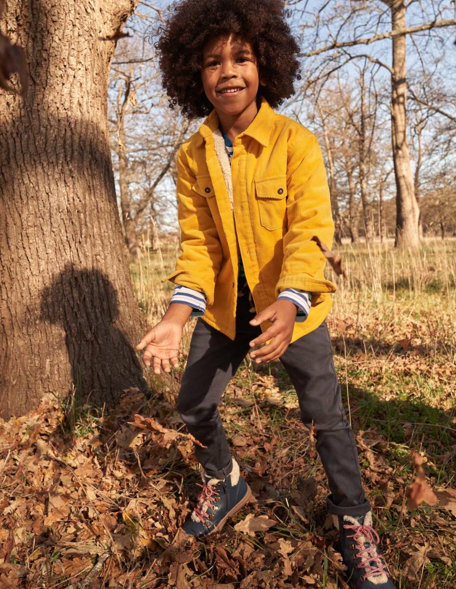 облекло Boden тесни дънки от трико сажди сиво момчета LL68910