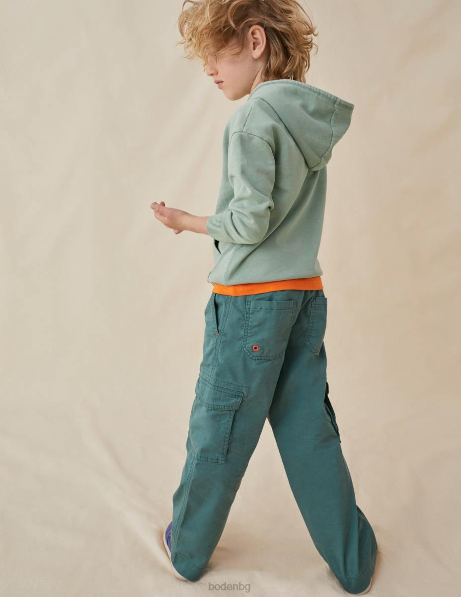 облекло Boden широки товари чудовищно зелено момчета LL68911