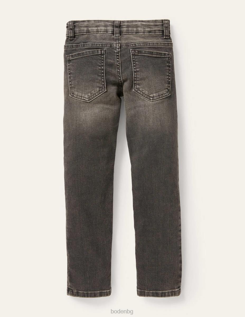 облекло Boden тънки дънки adventure-flex сива реколта момчета LL68914