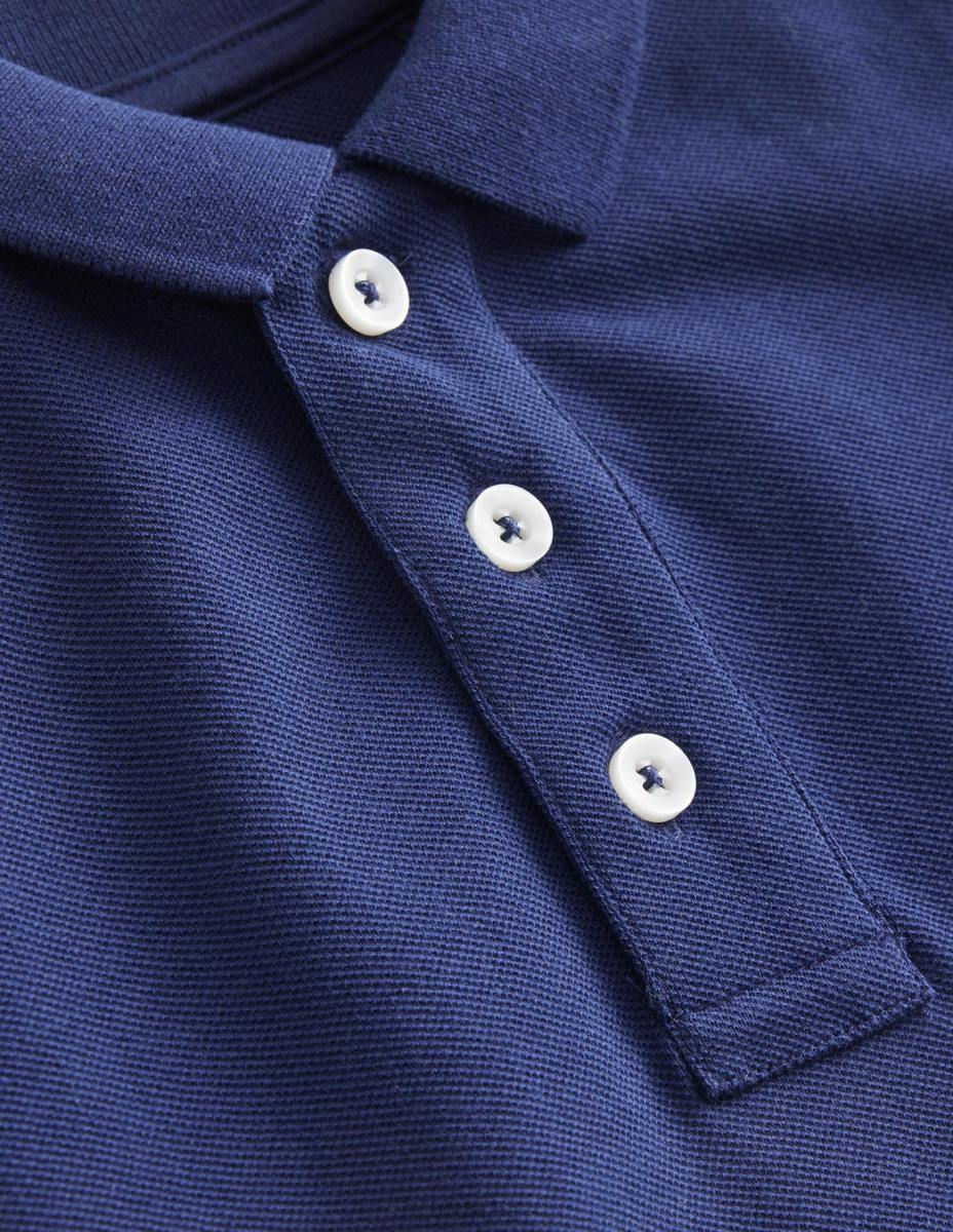 облекло Boden пике поло тениска колеж флот момчета LL68893